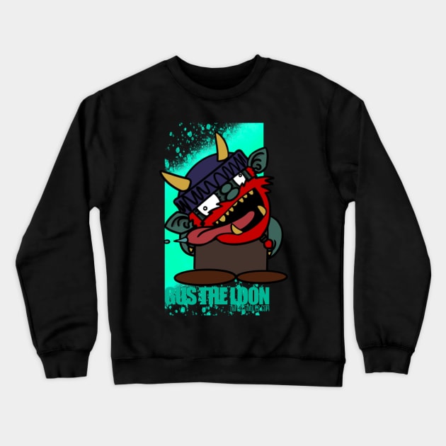 Gus The Loon Crewneck Sweatshirt by Rufus Cribbles